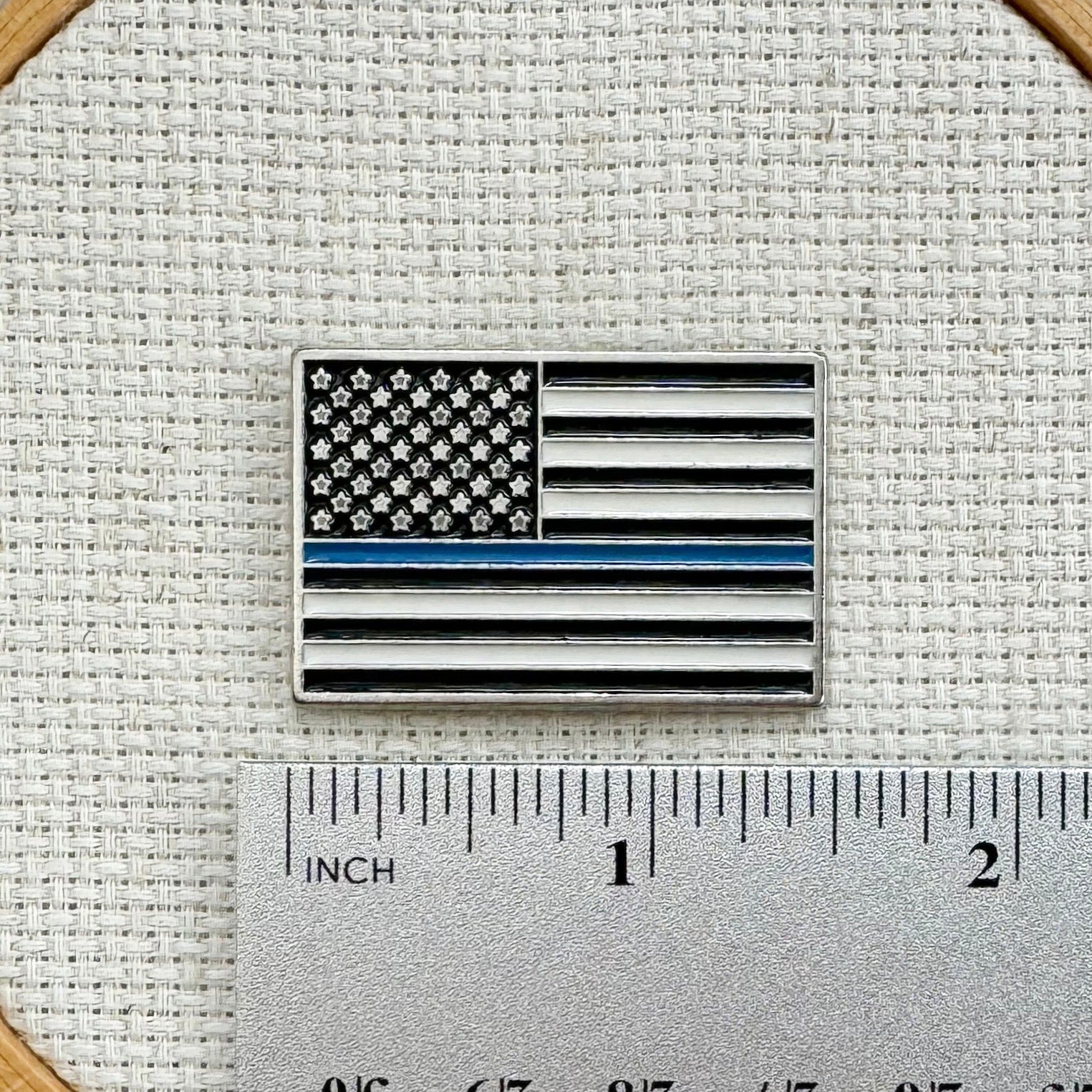 Police Enamel Needle Minder