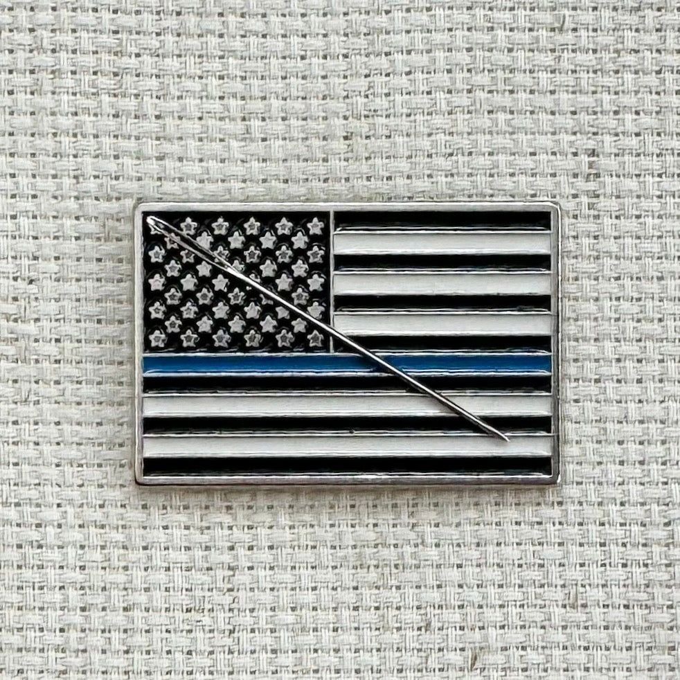 Police Enamel Needle Minder