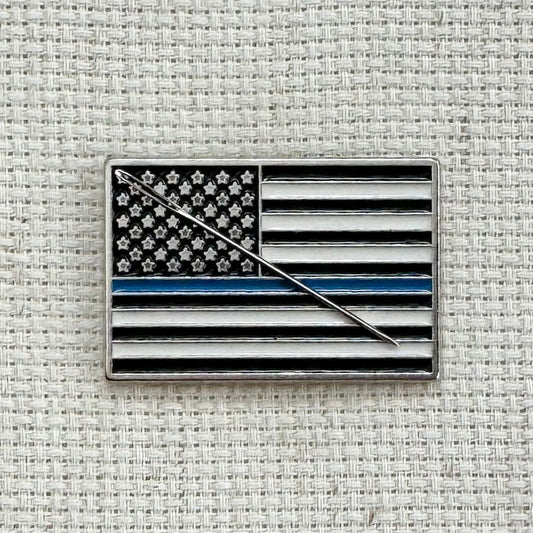 Police Enamel Needle Minder