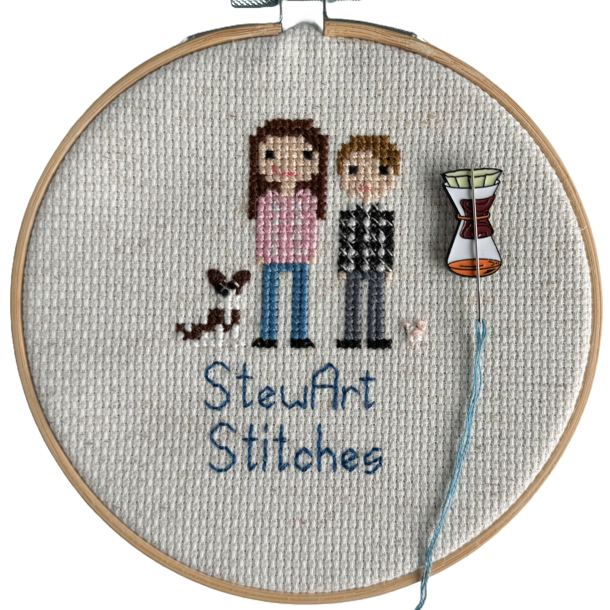 Pour Over Coffee Magnetic Enamel Needle Minder