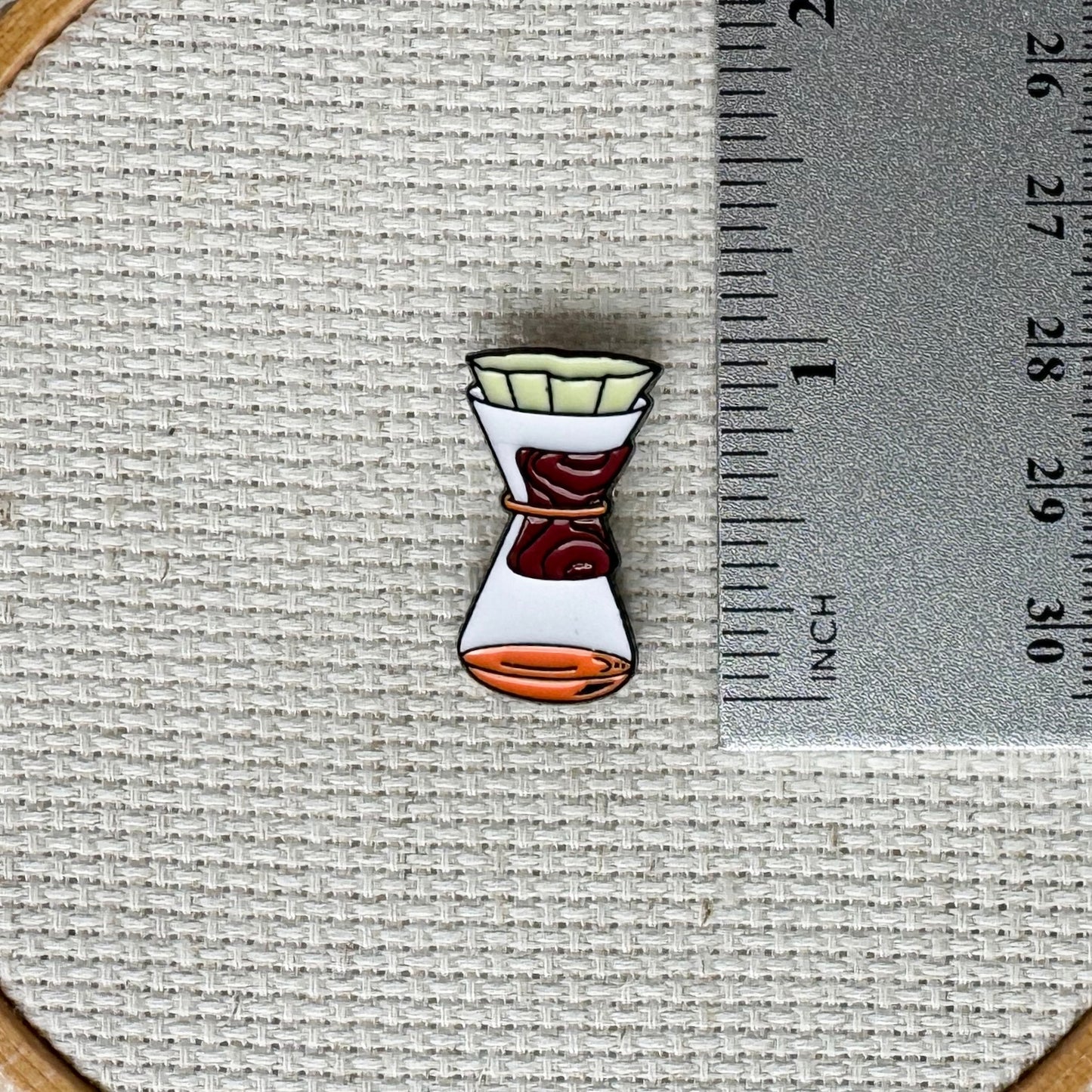 Pour Over Coffee Magnetic Enamel Needle Minder