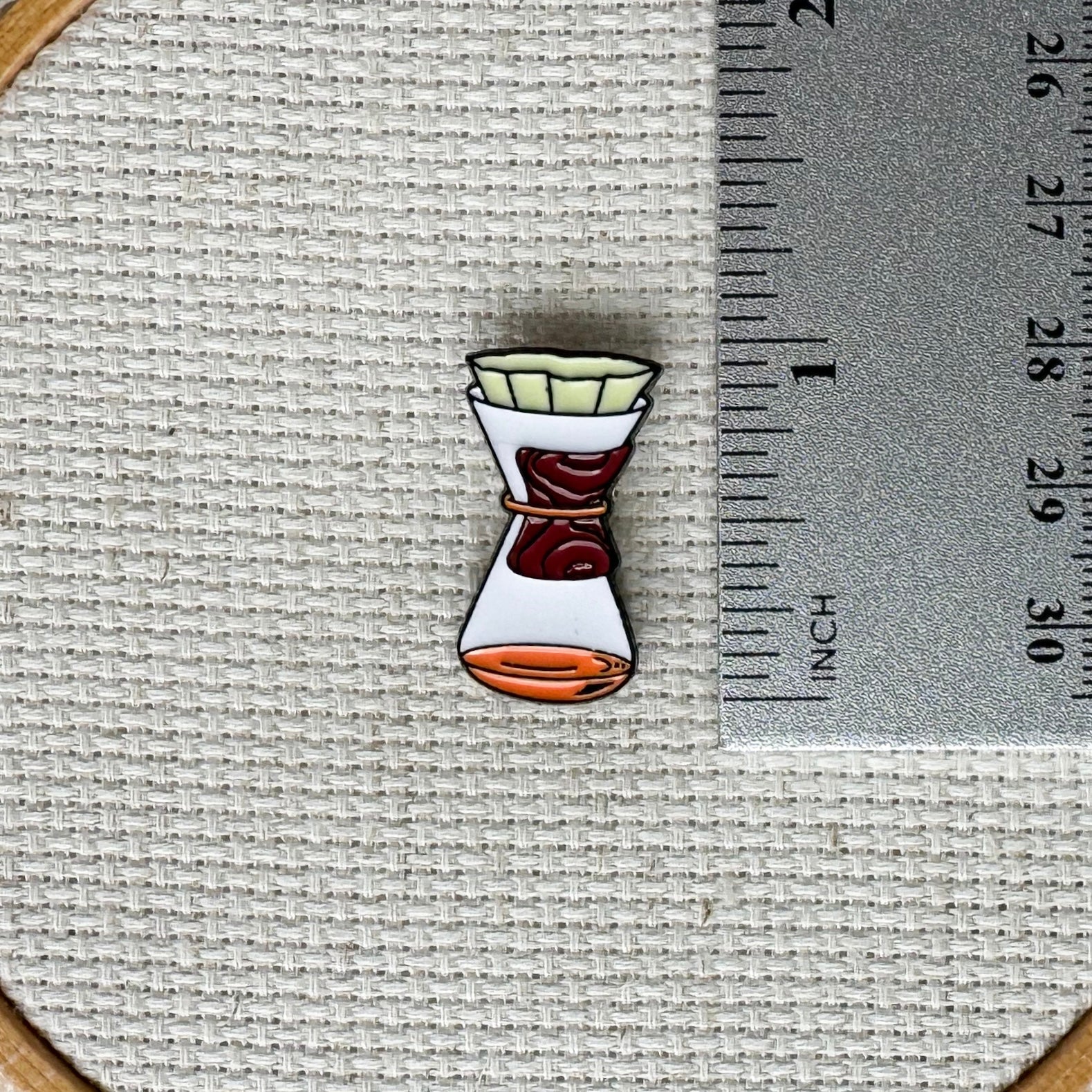 Pour Over Coffee Magnetic Enamel Needle Minder