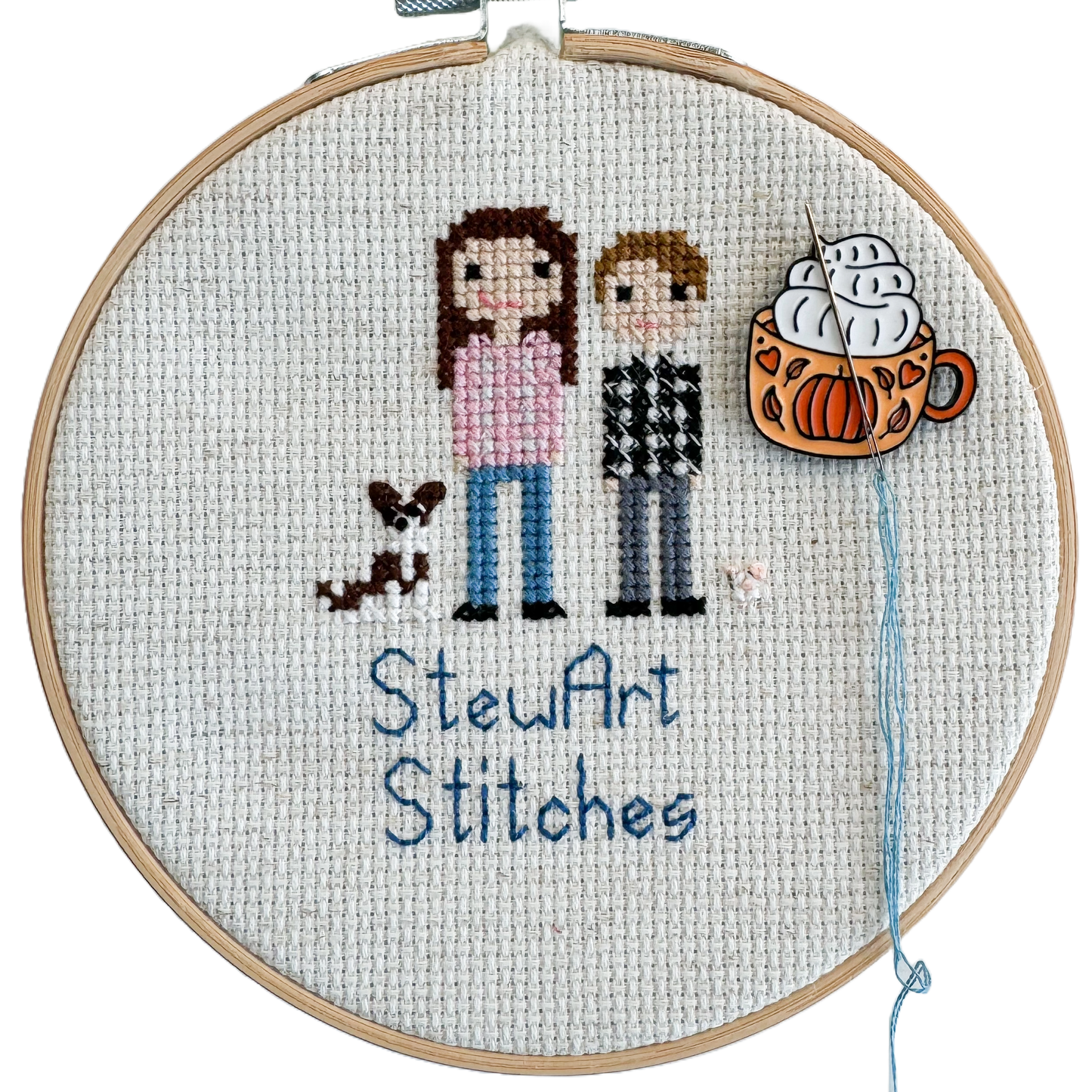  Pumpkin Spice Latte Magnetic Enamel Needle Minder 