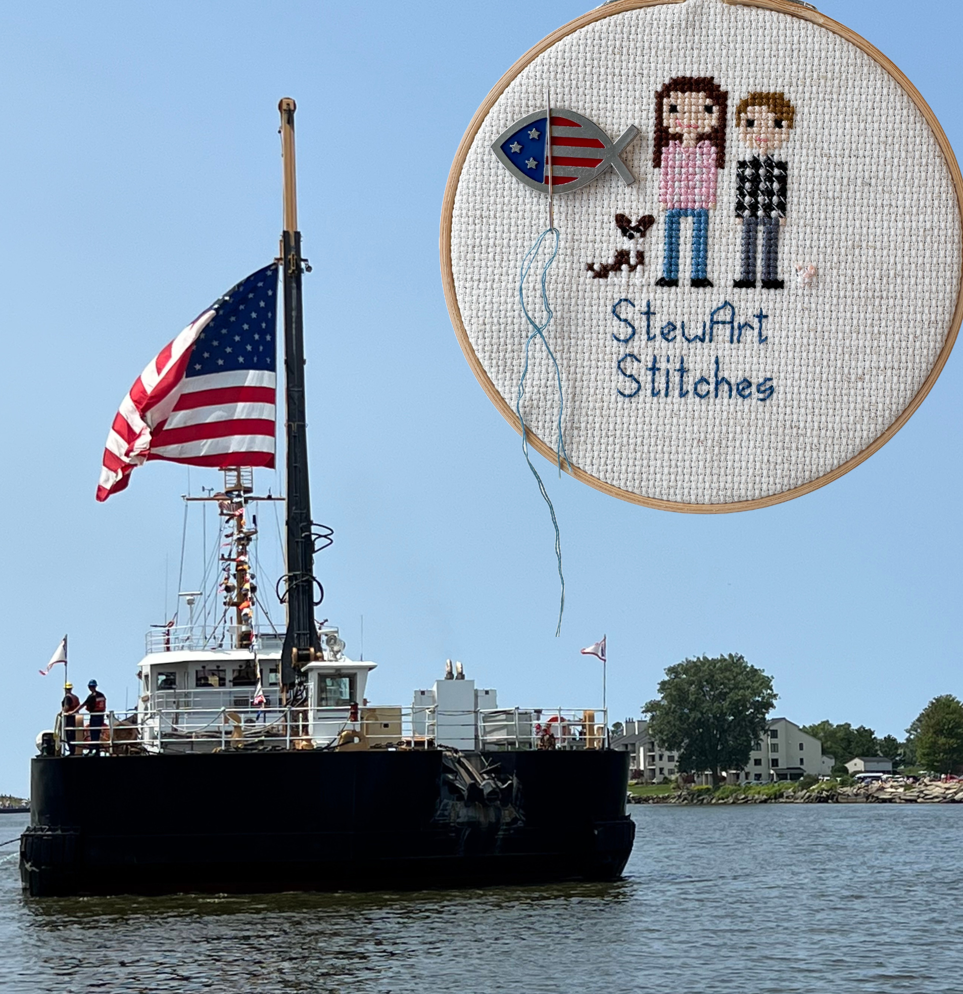 USA fish magnetic needle minder