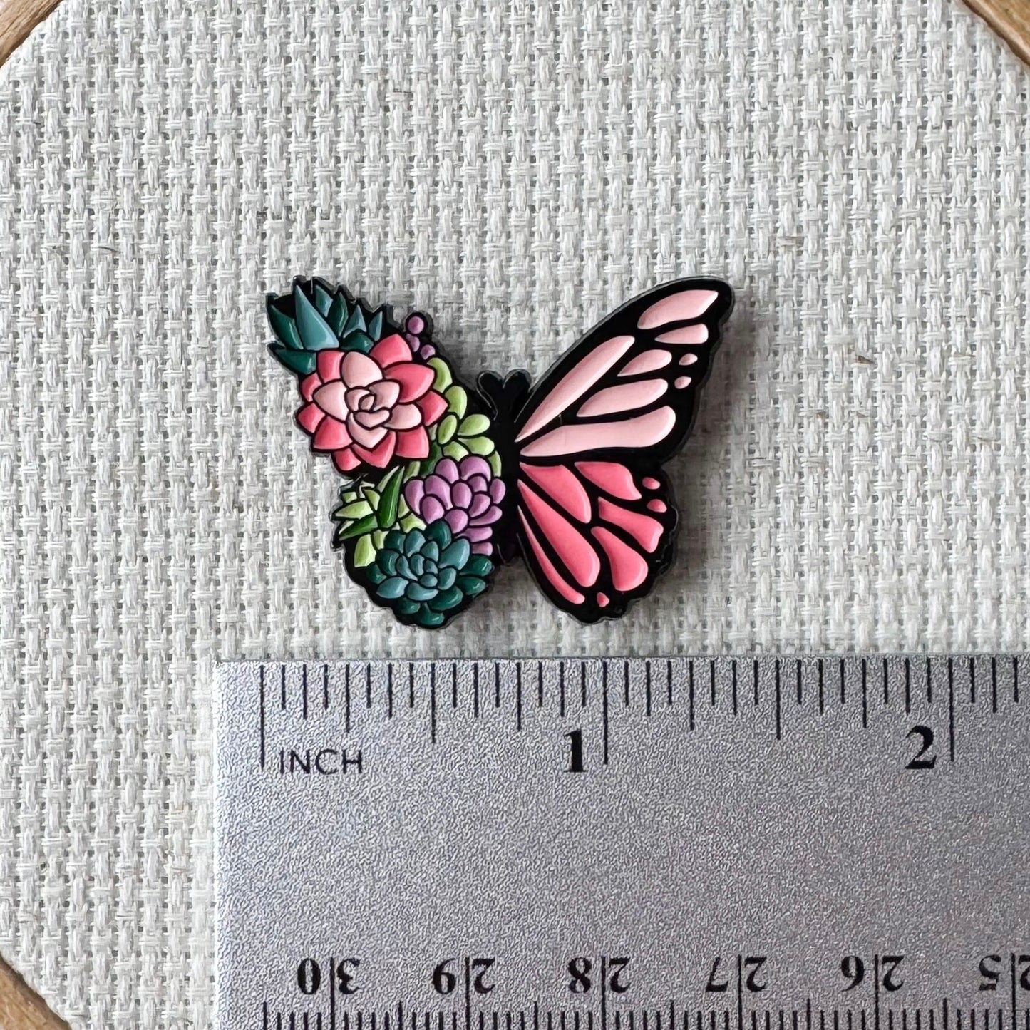 butterfly moth magnetic enamel needle minder