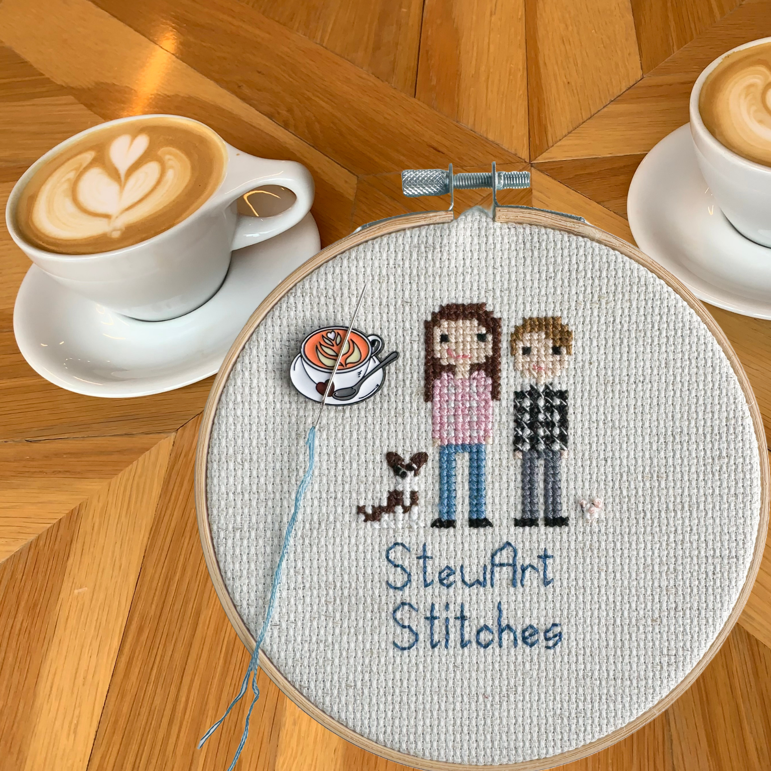 Coffee Magnetic Magnetic Enamel Needle Minder