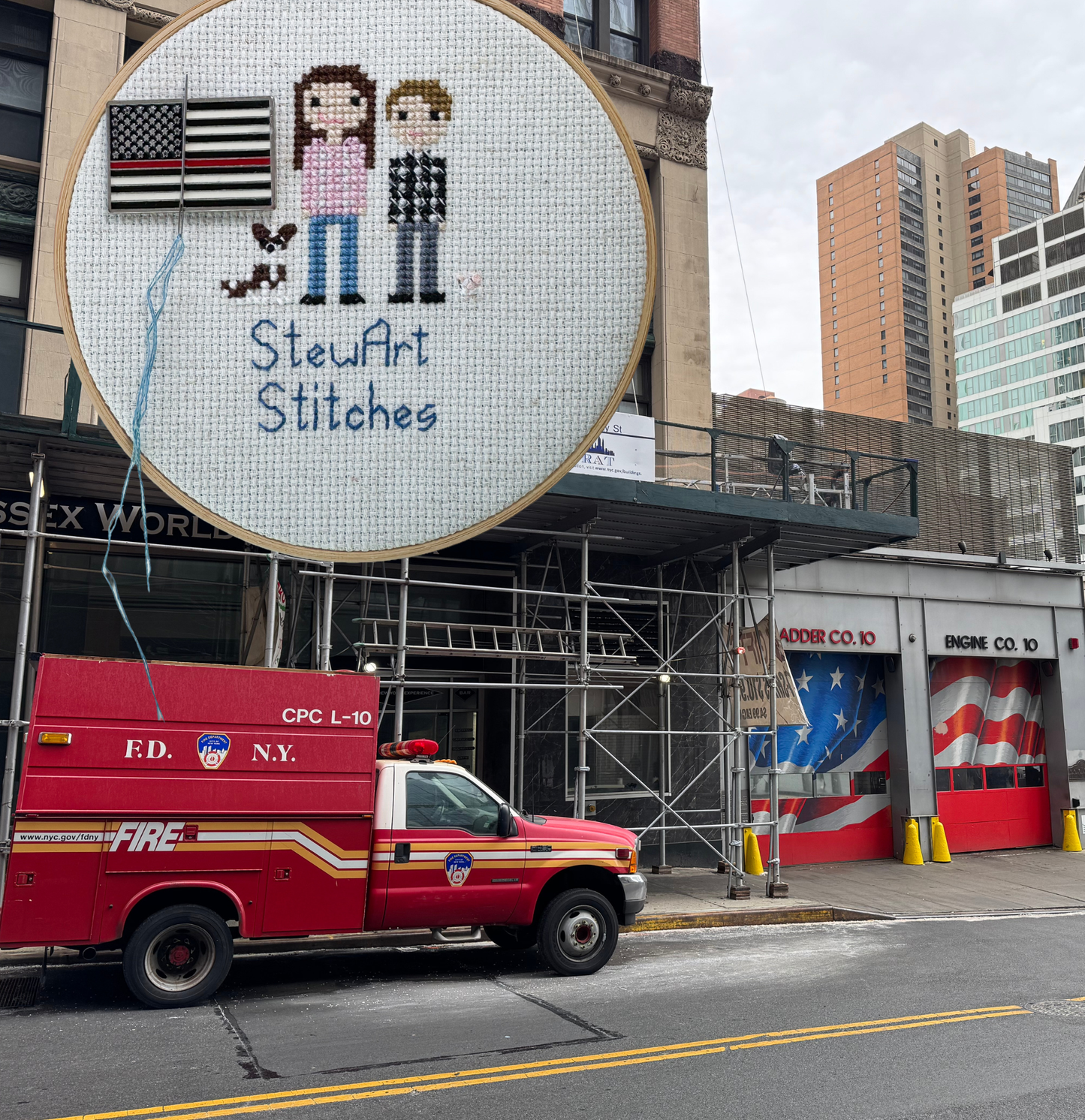 fire fighter magnetic enamel needle minder