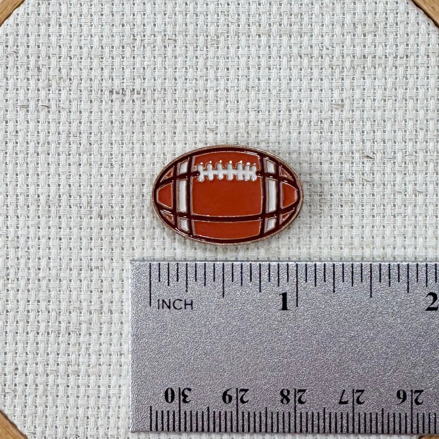 football enamel needle minder